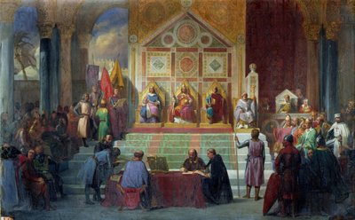 1148年、1840年のプトレマイスにおける十字軍の集会 作： Charles Alexandre Debacq